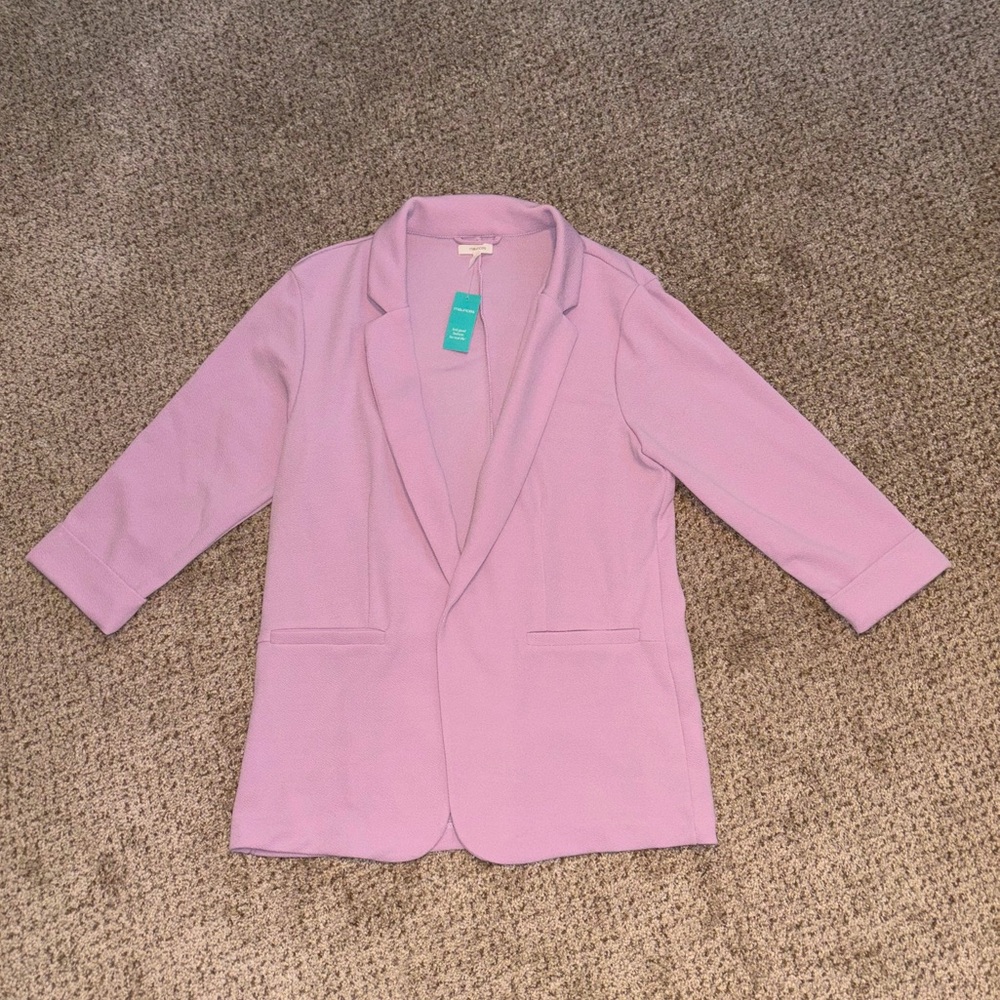 Maurices Pink Tailored Blazer for Professional Wear